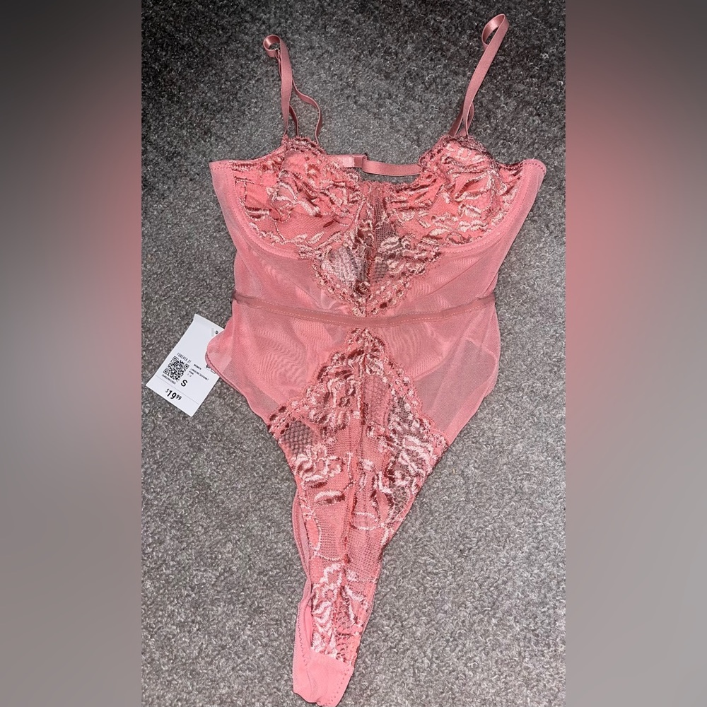 pink bodysuit